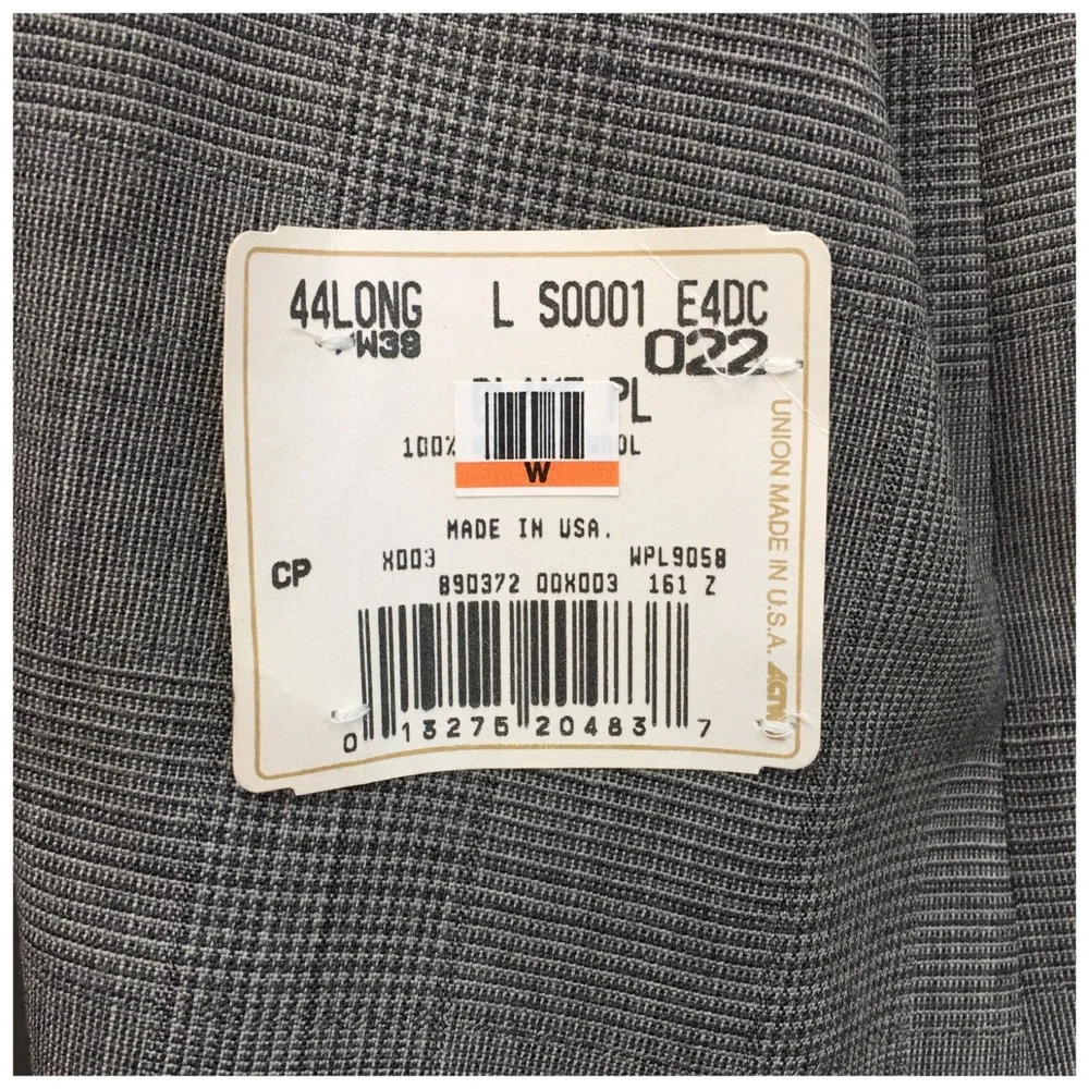 VINTAGE EVAN PICONE Mens Blazer Sport Coat Casual Jacket Size 44L Wool Suit NEW!
